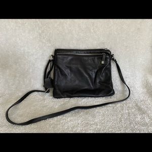 Margot Double Pocket Crossbody GENUINE LEATHER